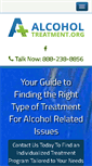Mobile Screenshot of alcoholtreatment.org
