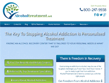 Tablet Screenshot of alcoholtreatment.net